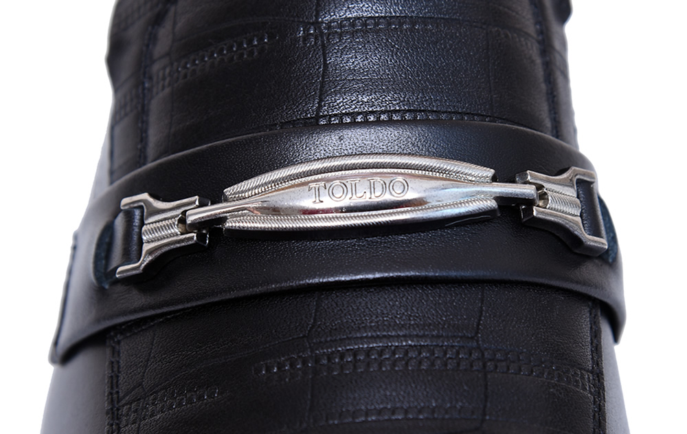 Giày lười tăng 8cm chiều cao đế khâu